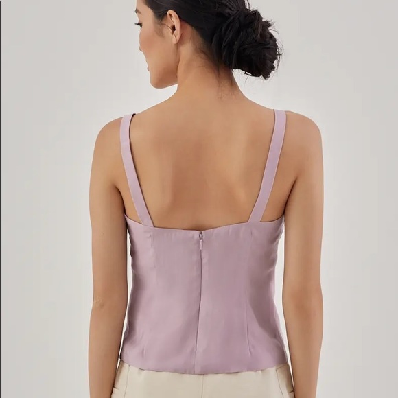 Love, Bonita Viva Bustier Ruched Top in Orchid, size 6 - Picture 13 of 13